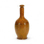 Hand-Thrown Terracotta Bottle, Distressed Glaze, Southern Italy, 1880 — image 4