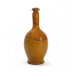 Hand-Thrown Terracotta Bottle, Distressed Glaze, Southern Italy, 1880 — image 5