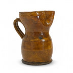 Antique Terracotta Jug, Hand-Thrown, Glazed, Southern Italy, 1880 — image 2