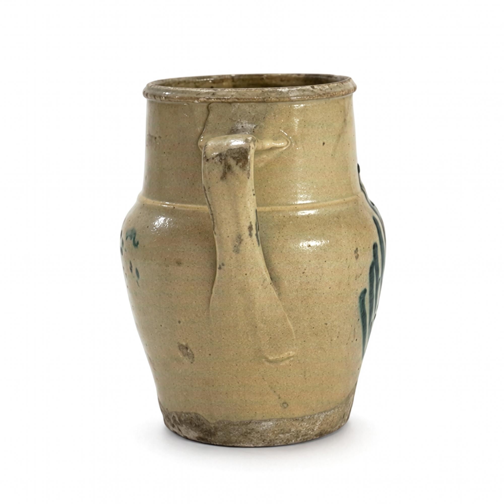 Mid 19th Century Antique Terracotta Jug from Puglia, Italy — image 5