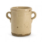 19th Century Puglian Glazed Terracotta Storage Vessel with Twin Handles — image 2