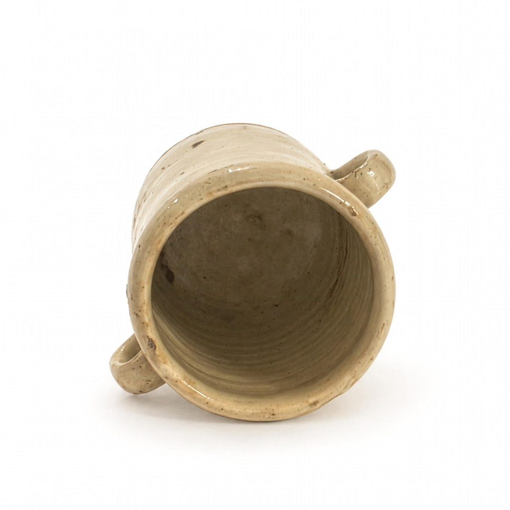 19th Century Puglian Glazed Terracotta Storage Vessel with Twin Handles — image 7