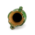 Antique Puglian Terracotta Amphora, Emerald Green Glaze, 19th Century — image 7