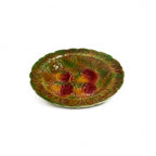 French Majolica Fruit Plates by Sarreguemines, Circa 1890
