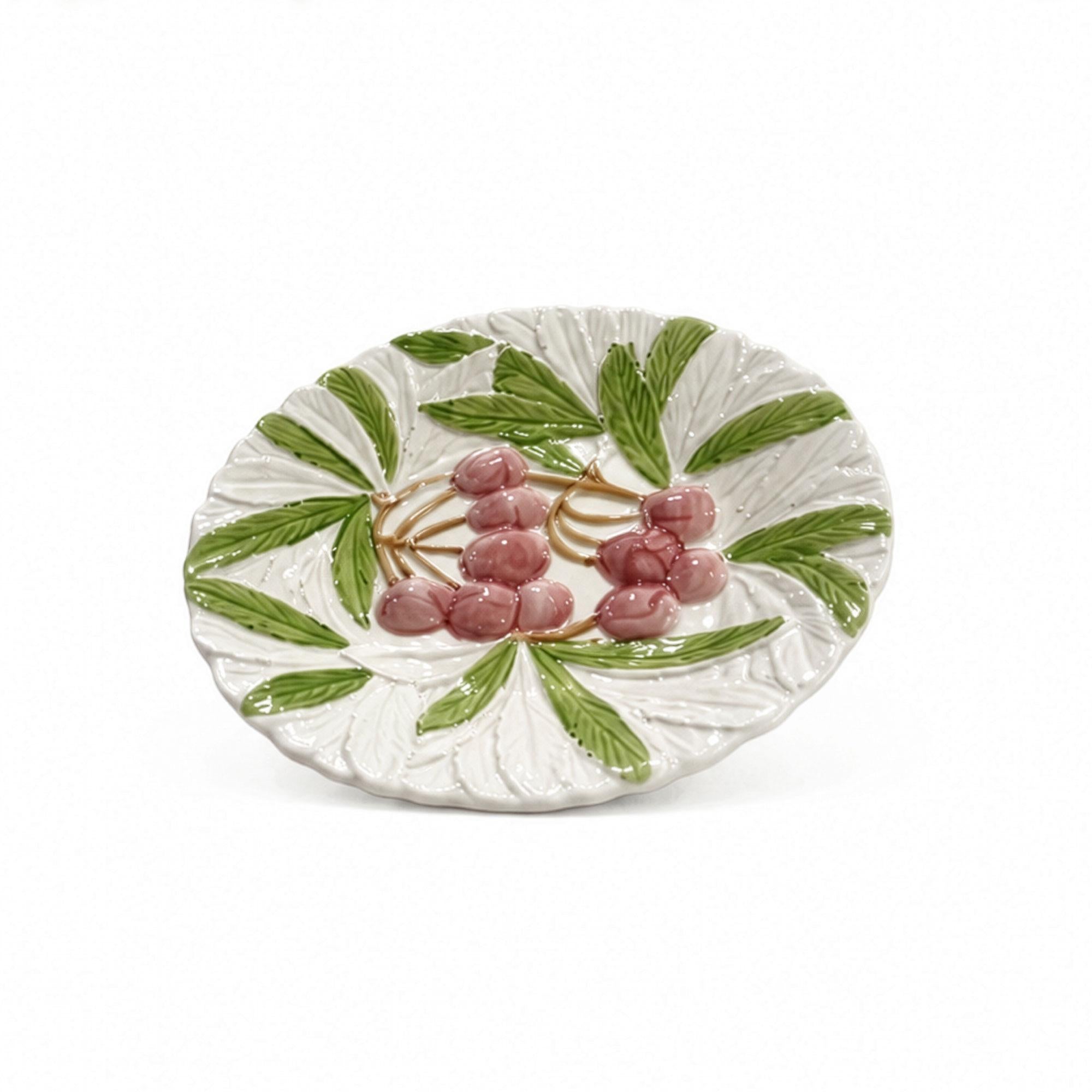 Set of Five Vintage Shafford Fruit du Jour Ceramic Salad Plates, 1987 — image 6