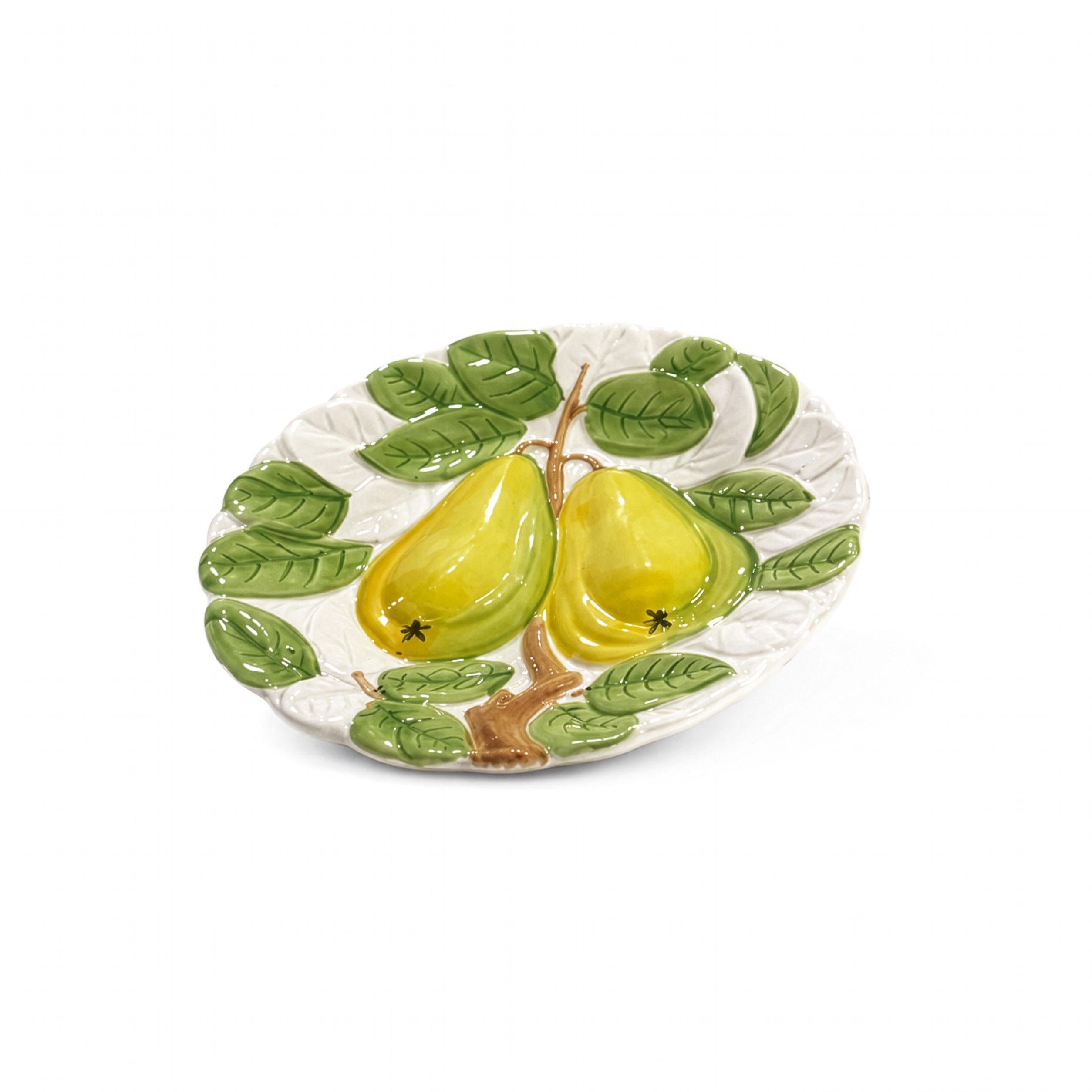 Set of Five Vintage Shafford Fruit du Jour Ceramic Salad Plates, 1987 — image 7