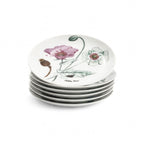 Horchow Collection Set of 12 Botanical Salad Plates, Porcelain, Japan — image 2