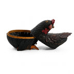 1970s Vintage Chinese Wicker Chicken Basket with Lid, Bamboo & Rattan — image 7