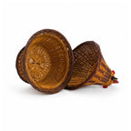 Vintage Chinese Wicker Hen Basket with Lid, Handwoven Rattan, 1970s — image 7