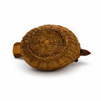 Vintage Chinese Wicker Pig and Bird Baskets, Rattan, Handwoven, 1970s — image 15
