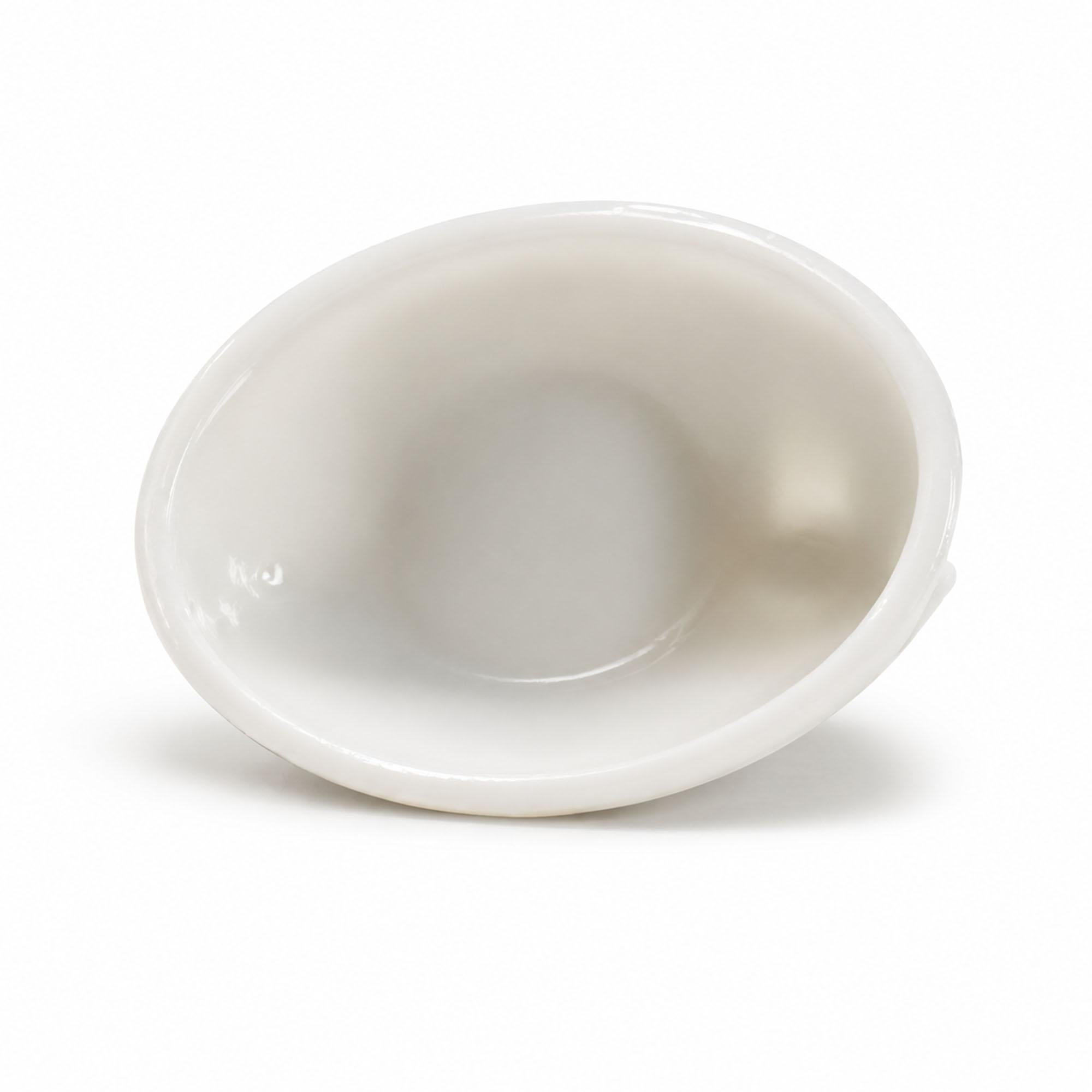 Small Vintage Milk Glass Hen on Nest Covered Dish, Circa 1970s — image 7