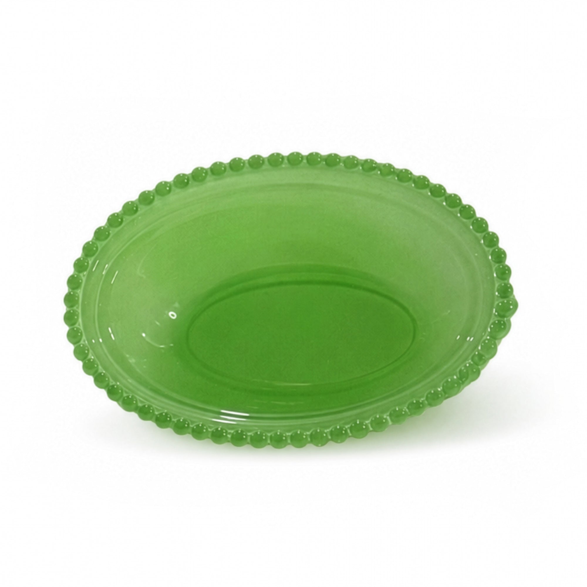 Jadeite Green Glass Hen on Nest Covered Dish, USA, 2020s