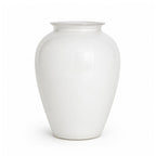 Vintage American White Glass Vase Collection, Set of 7 — image 2
