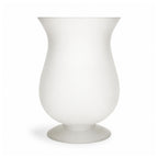 Vintage Frosted White Glass Vessel Group, Set of Five