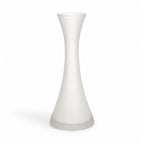 Vintage Frosted White Glass Vessel Group, Set of Five