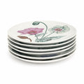 Horchow Collection Botanical Salad Plates, Set of Twelve, Made in Japan