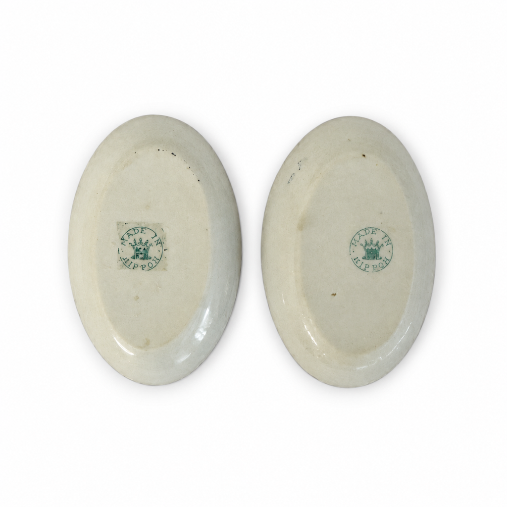 Antique Noritake Kozara Dishes Collection, 14 Vintage Porcelain Plates, Japan
