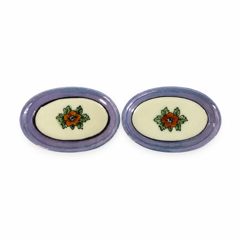 Antique Noritake Kozara Dishes Collection, 14 Vintage Porcelain Plates, Japan