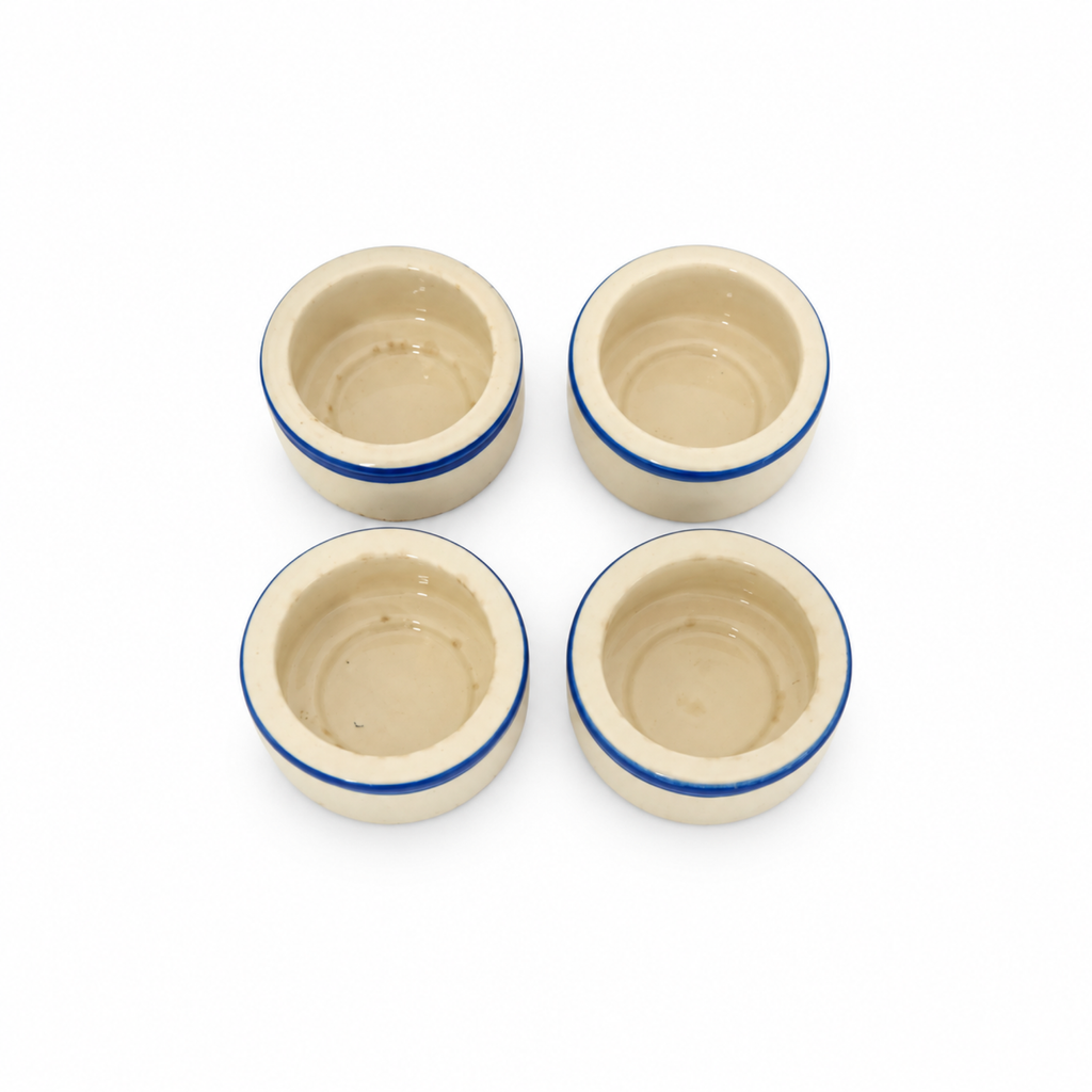 Set of Four T. G. Green Pottery Butter Dishes, England