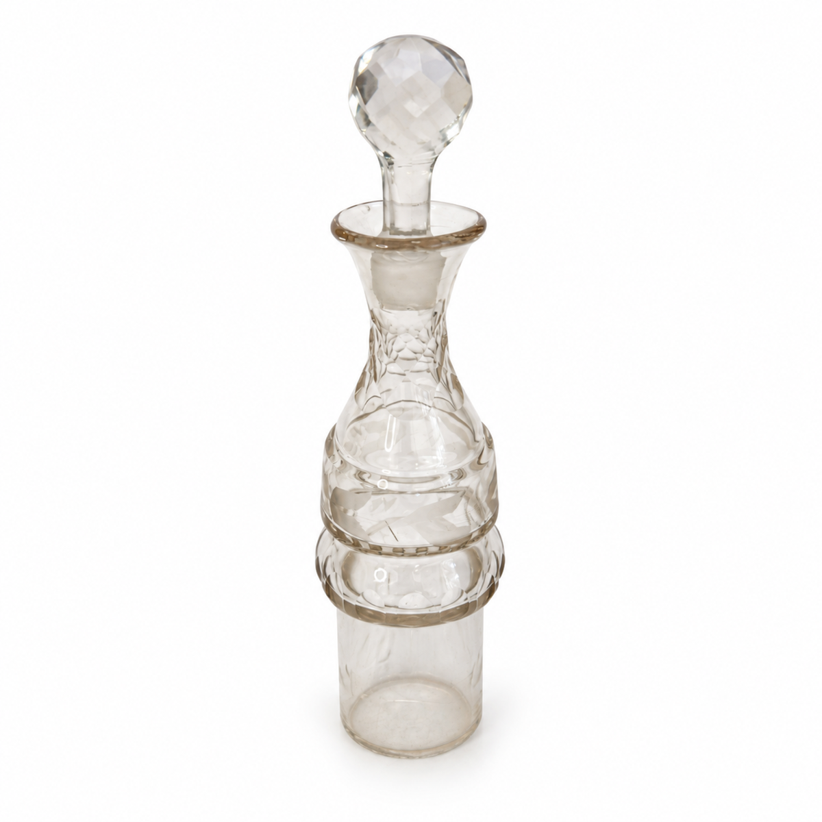 Antique Victorian Cruet Set, Silver-Plated, Etched Glass, Circa 1895