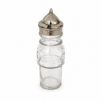 Antique Victorian Cruet Set, Silver-Plated, Etched Glass, Circa 1895