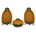 Set Of Pineapple Plates