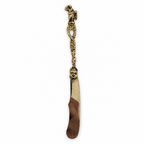 Vintage Florentine Six-Piece Serving Set with Figural Handles, Italy