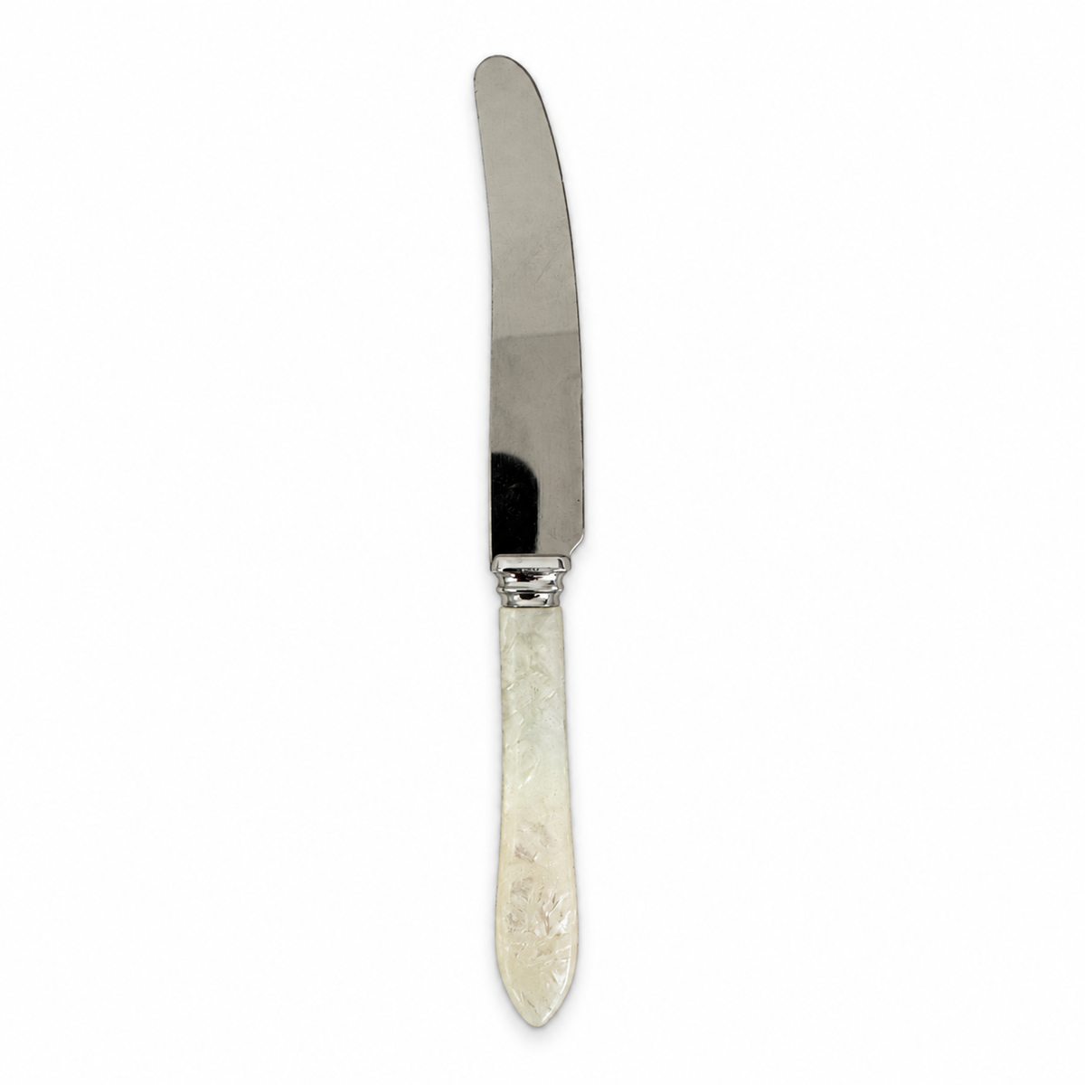 Vintage English Cutlery Set, 7-Piece Mother-of-Pearl Knives, Sheffield