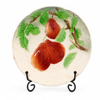 Antique French Saint-Clément Majolica Fruit Plates, Set of Ten, Circa 1900–1930