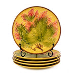 Antique German Majolica Grape Leaf Dessert Service, Six Pieces, Circa 1900 — image 8