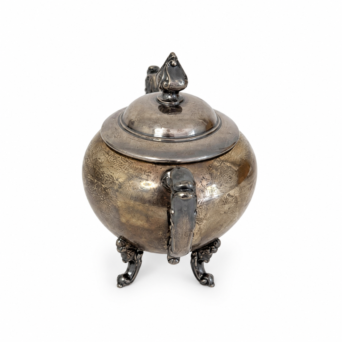 Antique Silver-Plated Copper Tea and Coffee Set, Eight-Piece, 1920