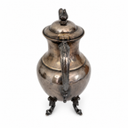 Antique Silver-Plated Copper Tea and Coffee Set, Eight-Piece, 1920