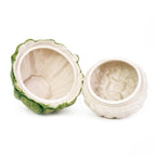 Fitz and Floyd Cauliflower Majolica Style Tea Set, 1983