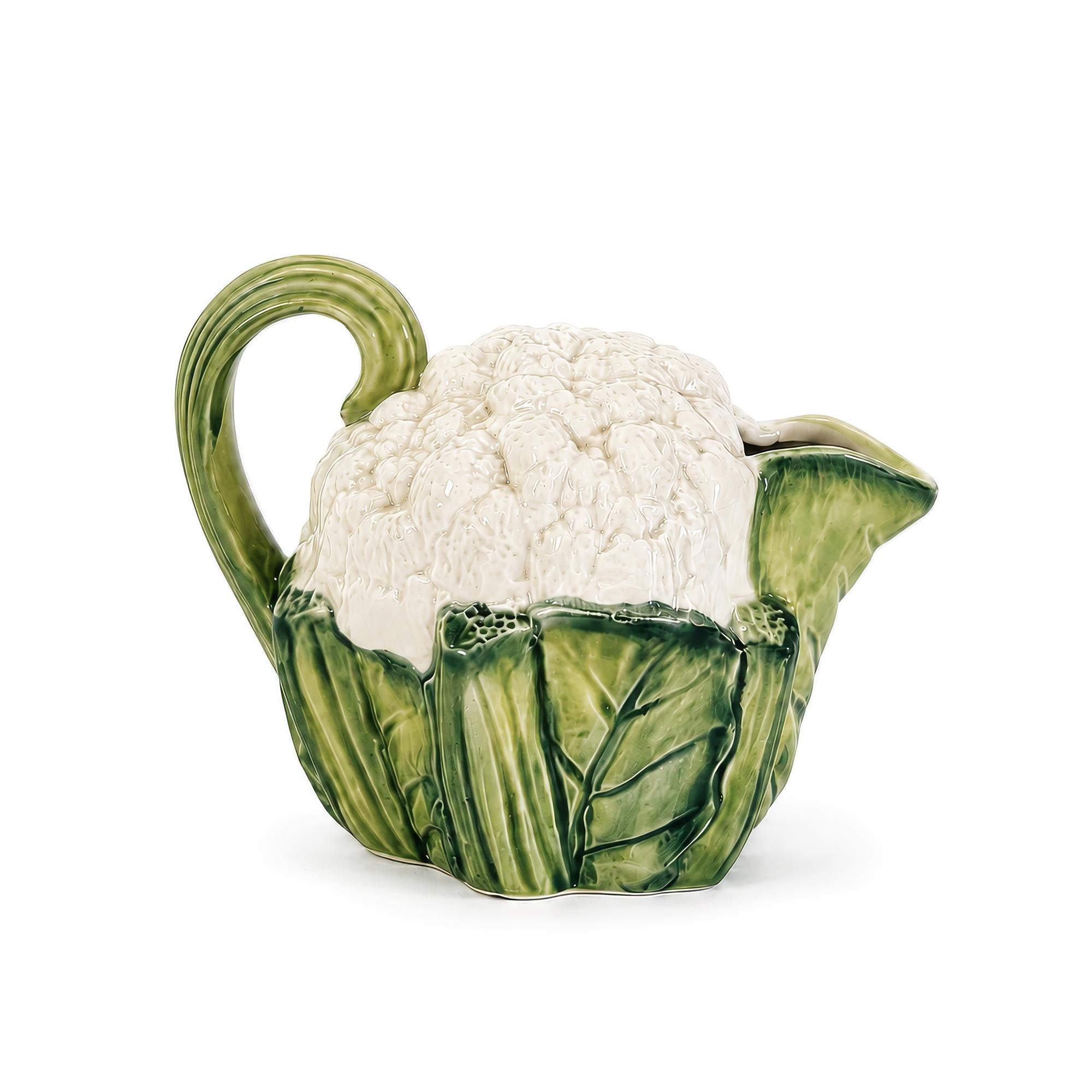 Fitz and Floyd Vintage Ceramic Serving Set, Cauliflower Motif, 1989 — image 10