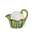 Fitz and Floyd Cauliflower Majolica Style Tea Set, 1983