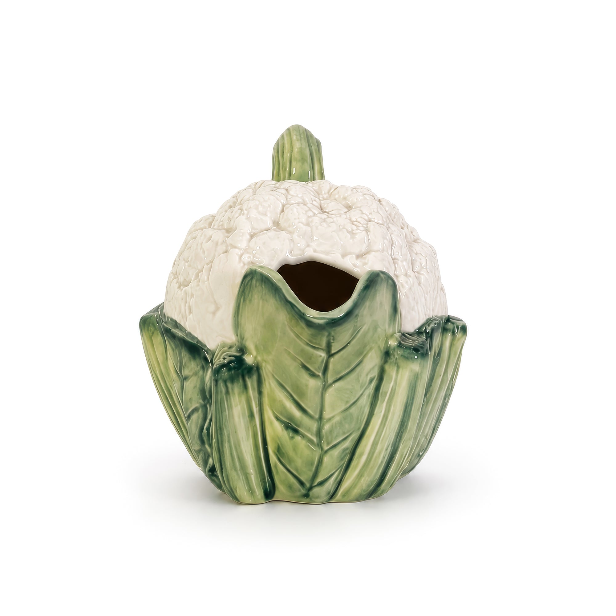 Fitz and Floyd Cauliflower Majolica Style Tea Set, 1983