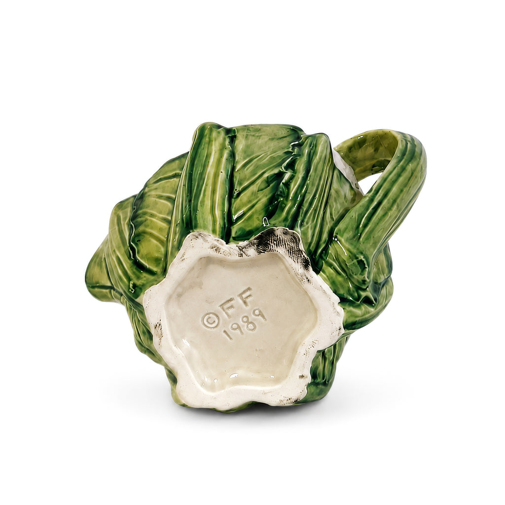Fitz and Floyd Cauliflower Majolica Style Tea Set, 1983