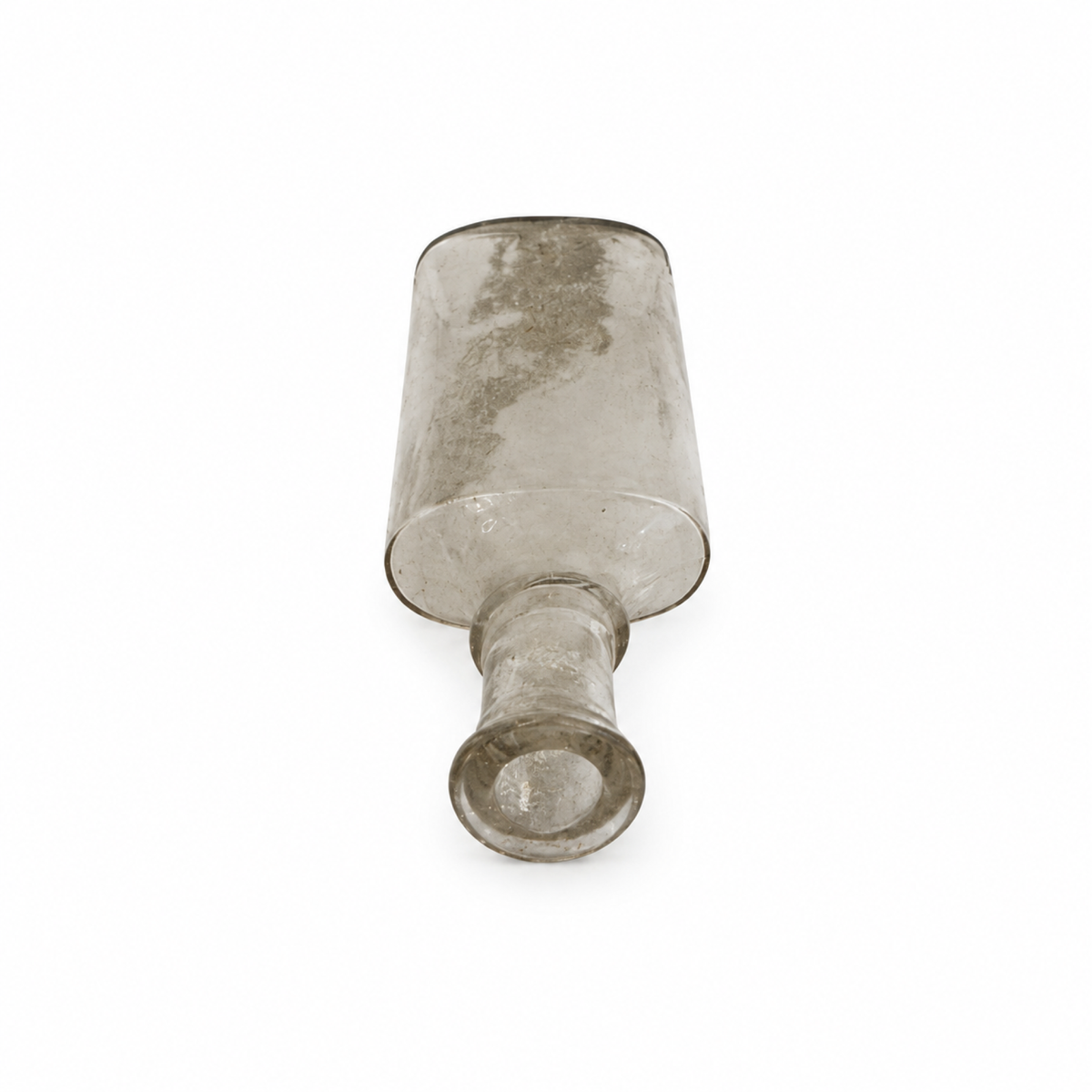 Collection of 24 Early 20th-Century Clear Glass Apothecary and Laboratory Bottles
