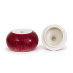 Pair of Fitz and Floyd Essentials Onion Form Covered Ceramic Jars