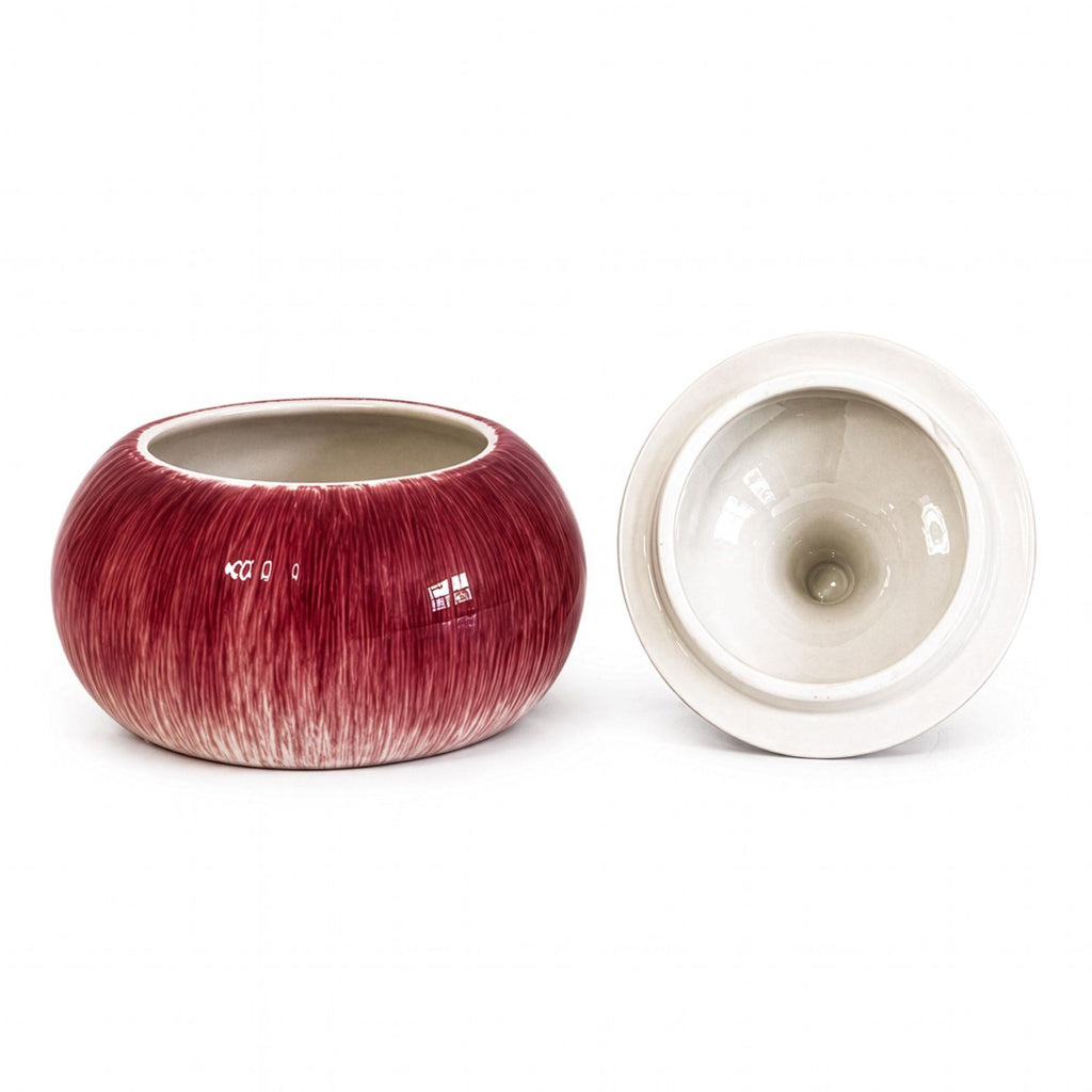 Fitz and Floyd Handcrafted Onion Form Covered Ceramic Jars, Pair — image 9
