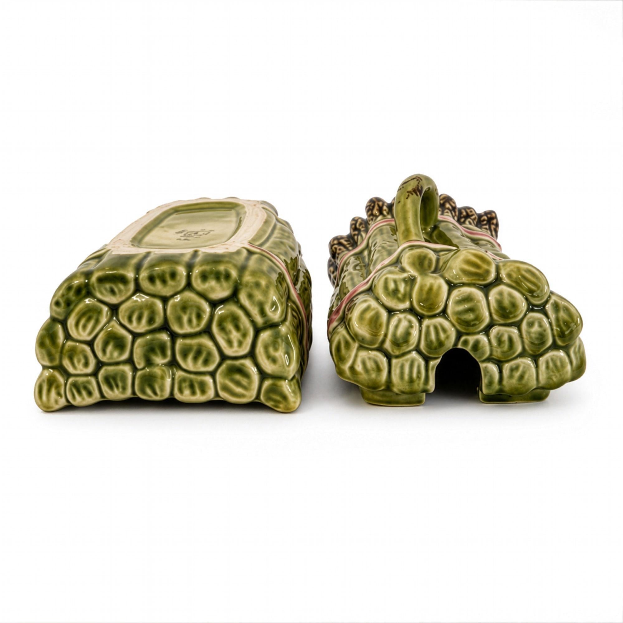 Whimsical 1980s Portuguese Ceramic Asparagus Tureens by Nova — image 6
