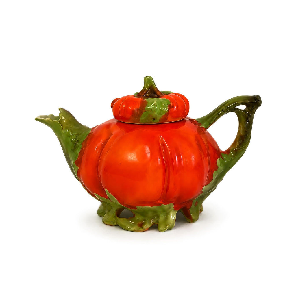 Antique Royal Bayreuth Bavaria Tomato Porcelain Tea Set, Germany, Circa 1900–192 — image 2