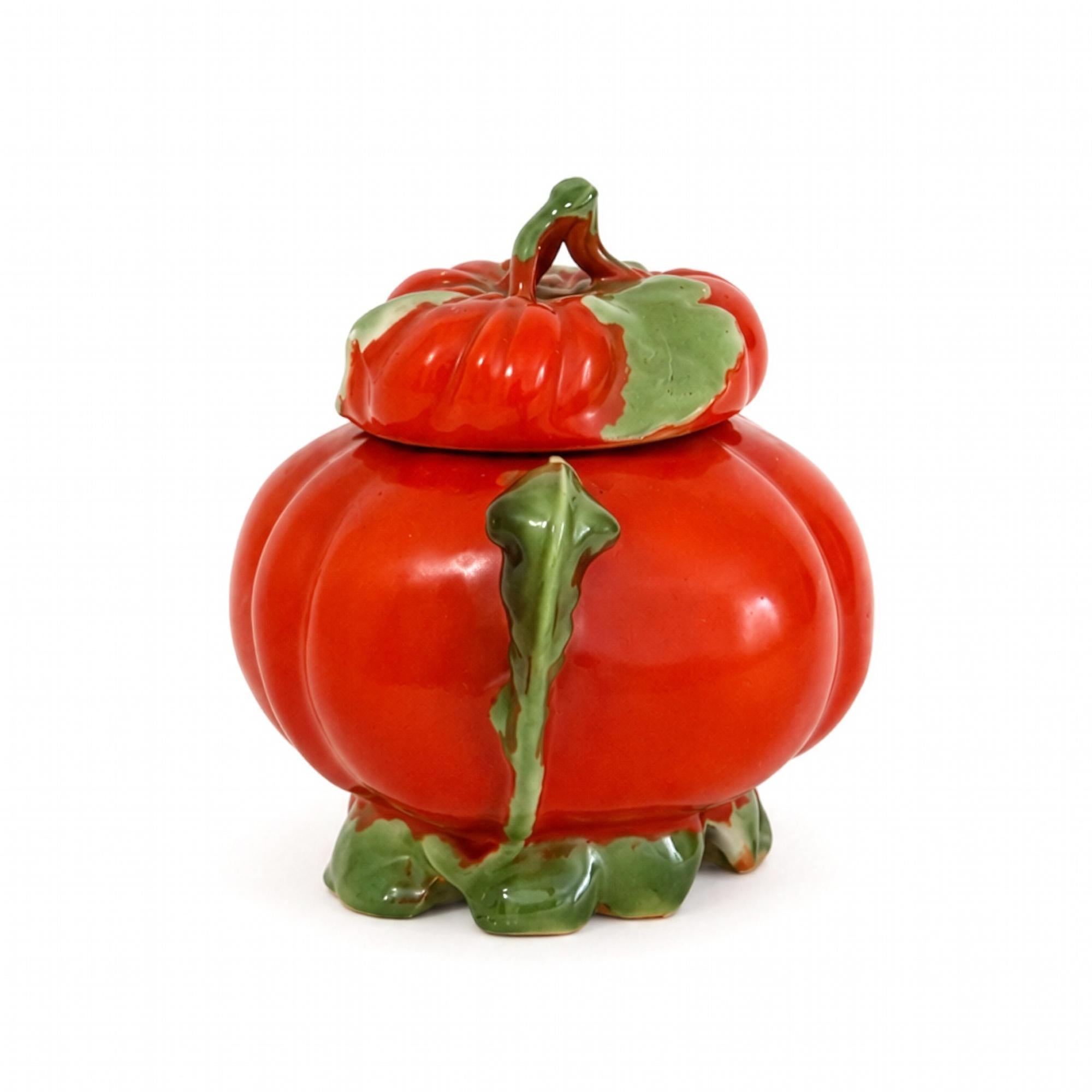 Antique Royal Bayreuth Bavaria Tomato Porcelain Tea Set, Germany, Circa 1900–192 — image 15