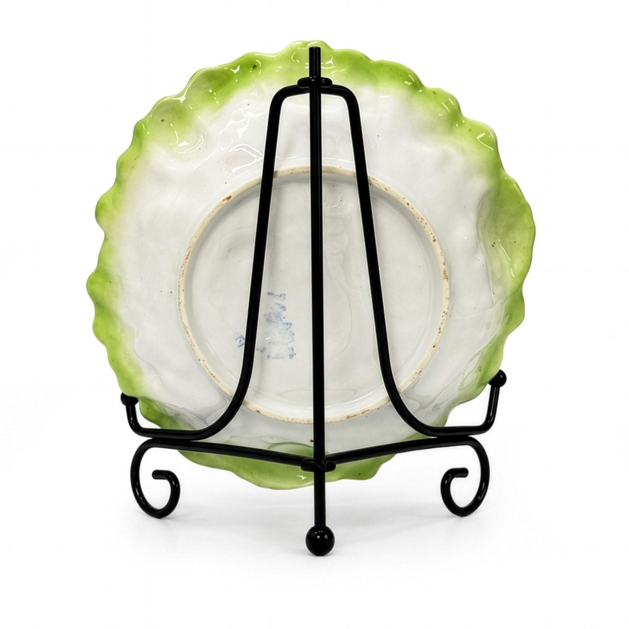 Royal Bayreuth Bavaria Tomato and Cabbage Porcelain Plates, Set of Four — image 4