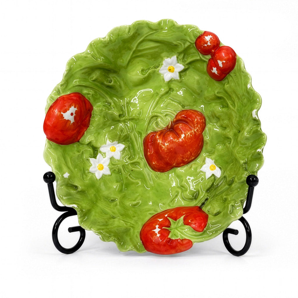 Royal Bayreuth Bavaria Tomato and Cabbage Porcelain Plates, Set of Four — image 7