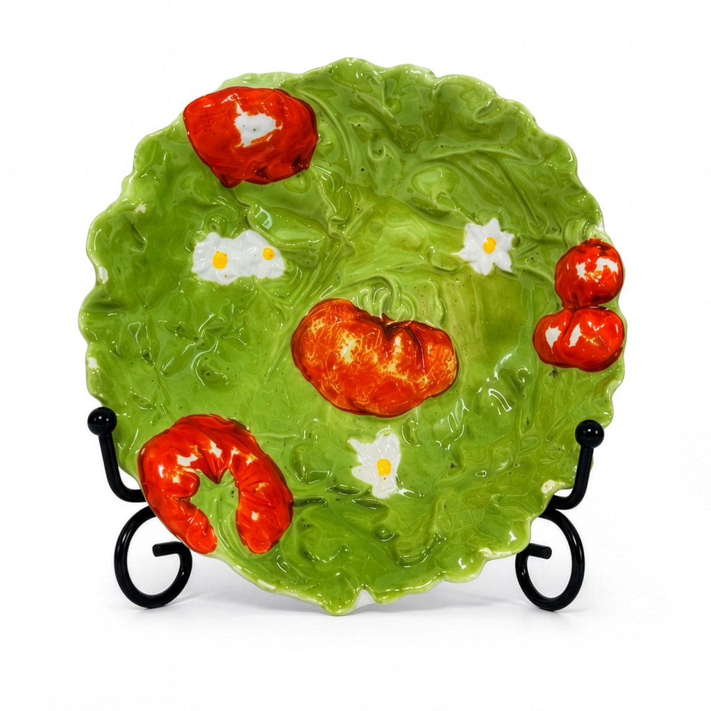 Royal Bayreuth Bavaria Tomato and Cabbage Porcelain Plates, Set of Four — image 8