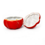 Royal Bayreuth Tomato Form Porcelain Salt Cellars, Bavaria, Circa 1900 — image 6