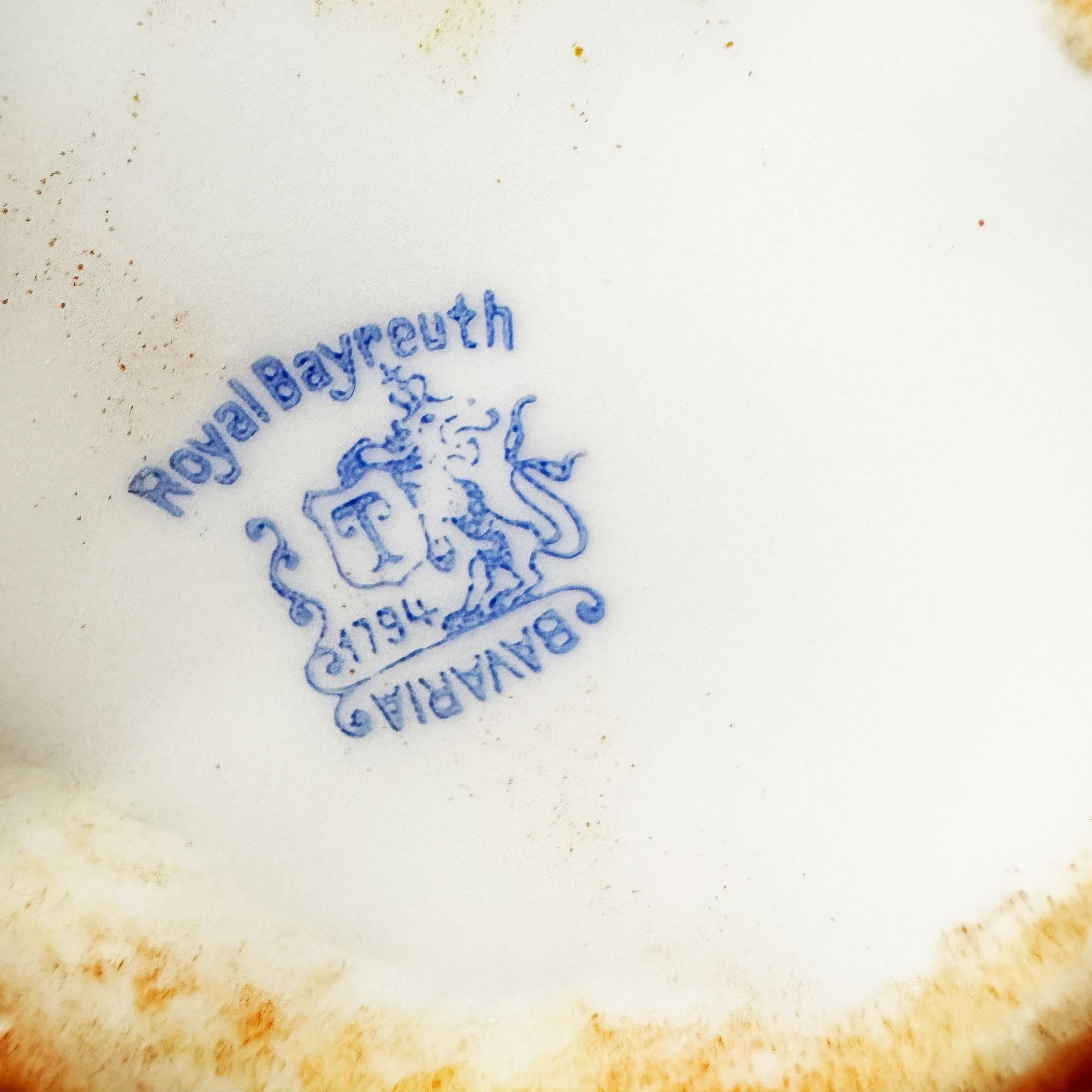 Royal Bayreuth Tomato Form Porcelain Salt Cellars, Bavaria, Circa 1900 — image 12