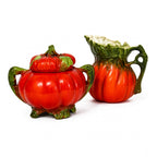 Vintage Royal Bayreuth Tomato Creamer and Sugar Bowl Set, Bavaria — image 2
