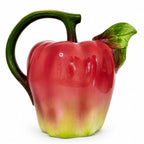 Vintage Haldon Group Hand-Painted Ceramic Apple Pitcher — image 4